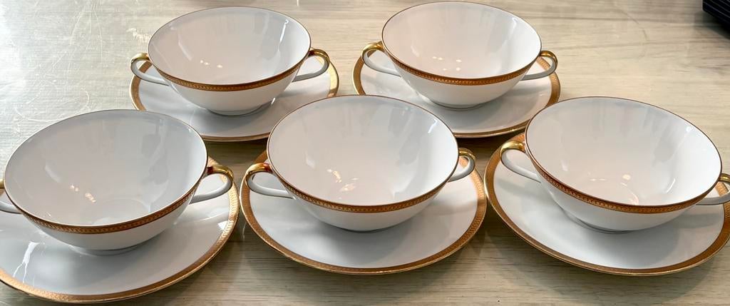 Lot de bols à bouillon Seltmann Weiden Bavaria, Antiek en Kunst, Antiek | Servies compleet, Ophalen