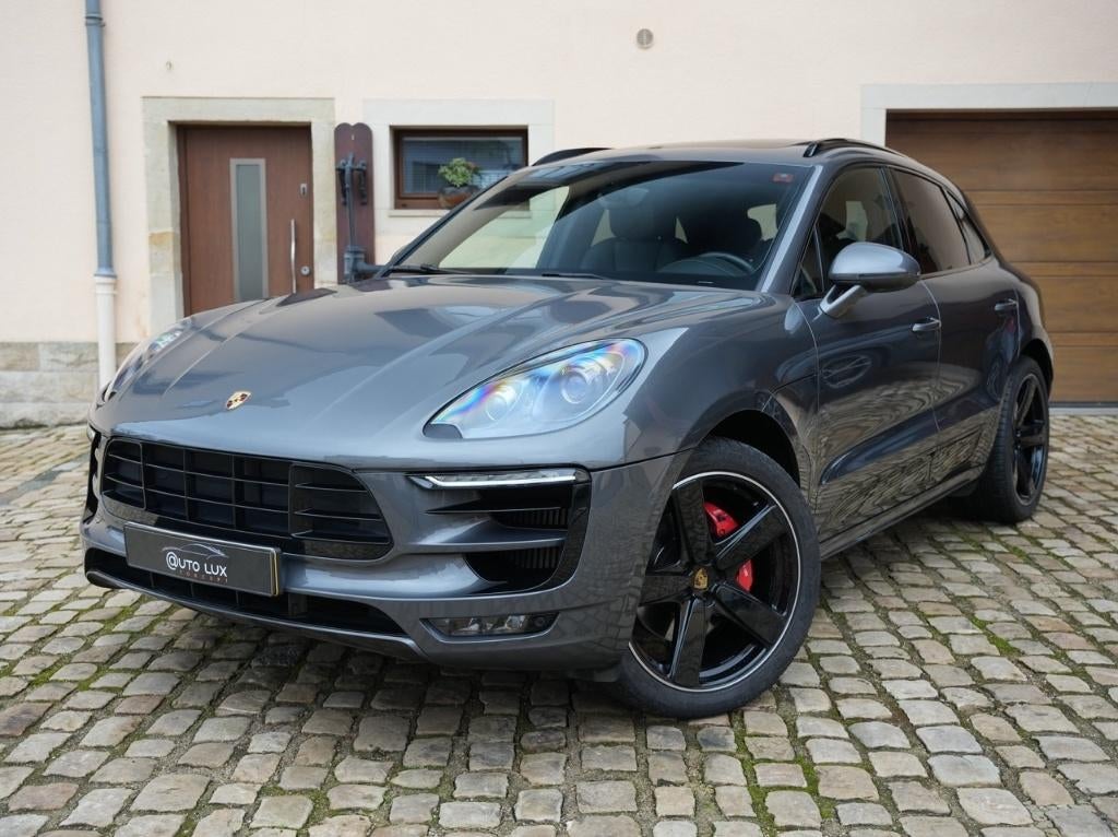 Porsche Macan Turbo/SportDesign/Carbone/Caméra/Sièges ventil, Autos, Porsche, Cuir, Argent ou Gris, Achat, Euro 6