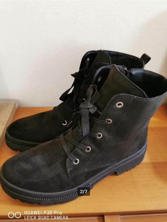 Goretex enkellaarzen dames zwart maat 40, Seconde main, Bottes, Femmes, Dover