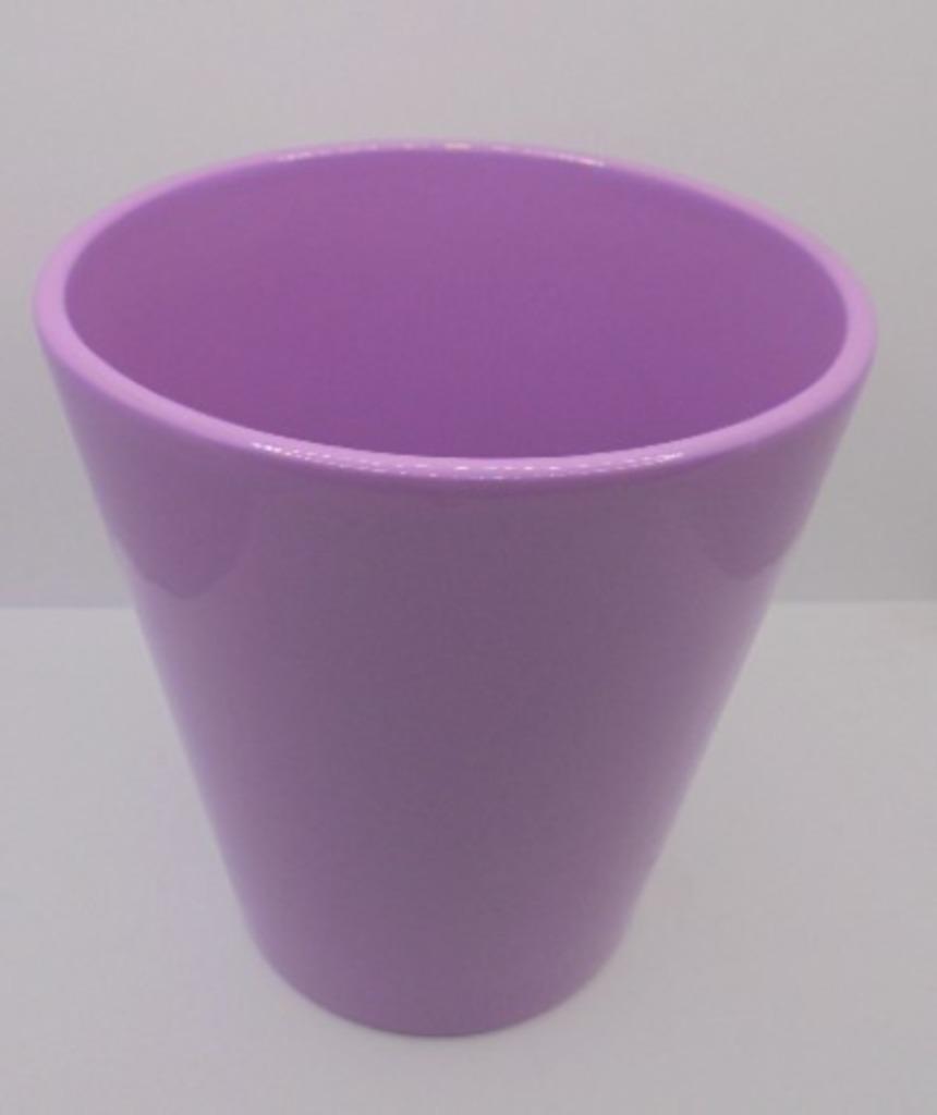 BLOEMPOT HOT PINK H 15, Dia 13 cm 2 stuks NIEUW, Neuf, Enlèvement ou Envoi, Moins de 25 cm, Intérieur