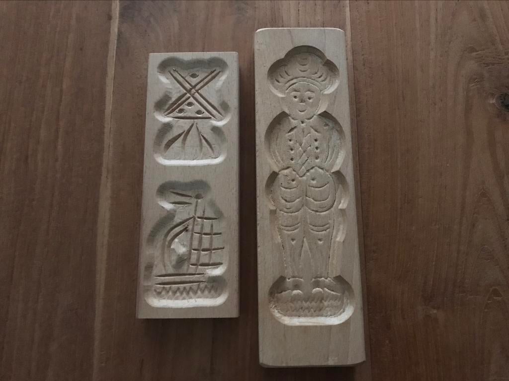 2 x speculaas vorm plank molen / Piet NIEUW, Ophalen of Verzenden