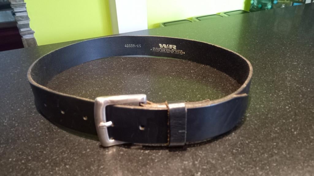 wayne & rogers riem leder 102 cm, Ophalen of Verzenden, Zo goed als nieuw