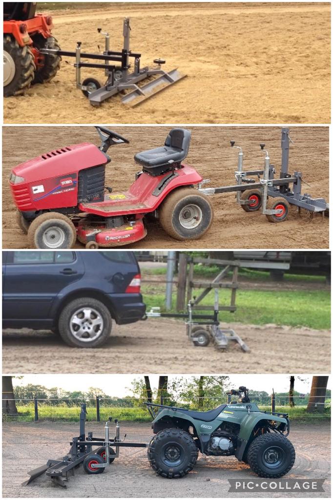 Baksleep manegevlakker quad, auto, zitmaaier. Nieuw