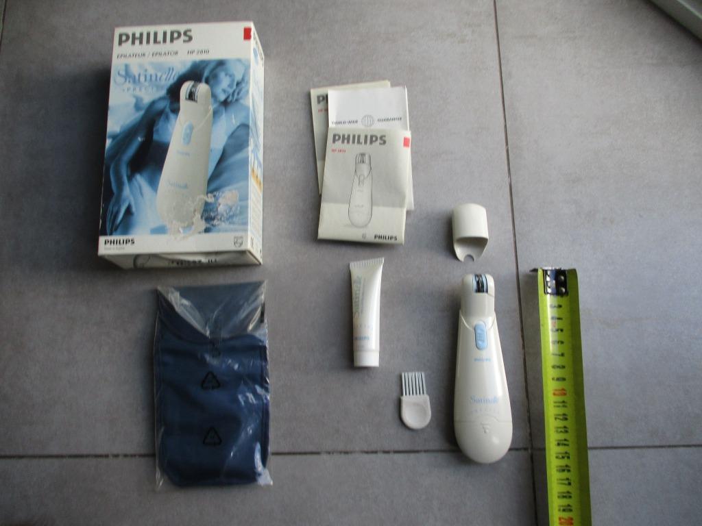 philips epilator , satinelle ontharingsapparaat op batterij, Ophalen of Verzenden, Gebruikt, Overige typen
