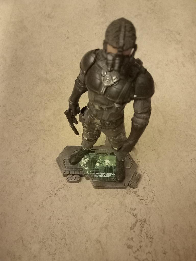 Tom Clancy SAM FISHER Splinter standbeeld verzamelfiguur, Ophalen, Zo goed als nieuw, Mens