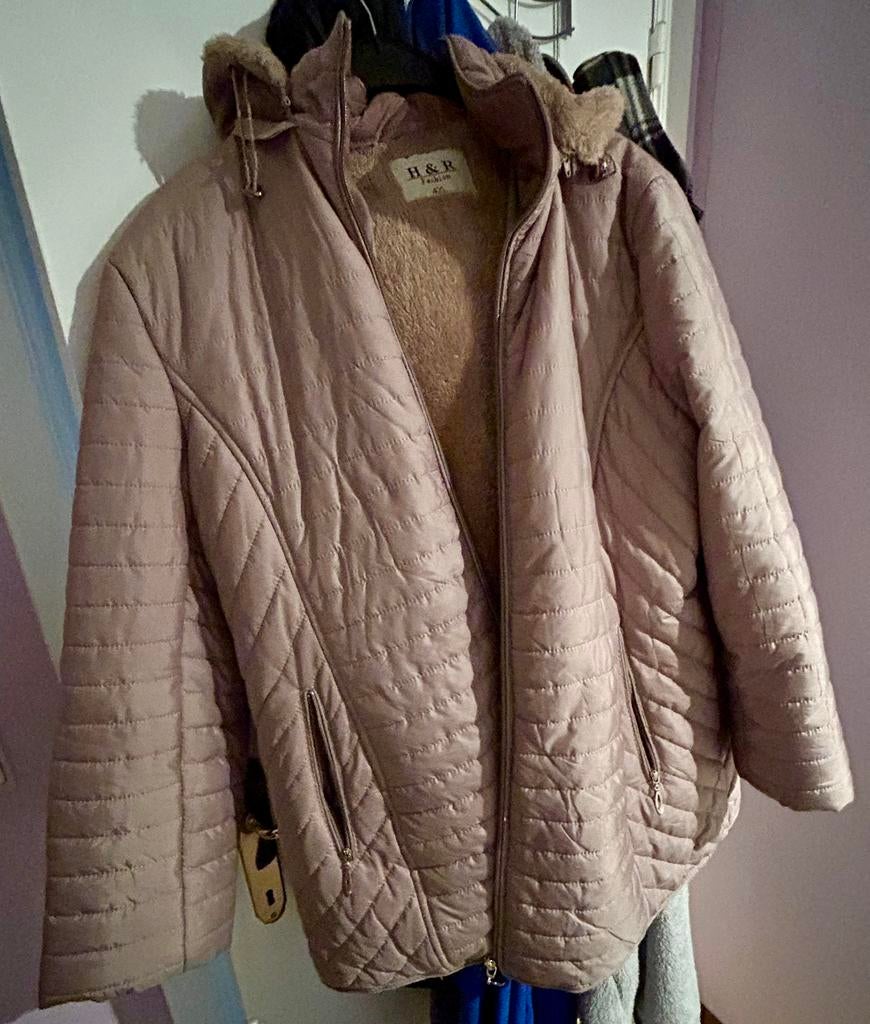 Mooi gevoerd jack Teddy, Ophalen of Verzenden, Zo goed als nieuw, Roze