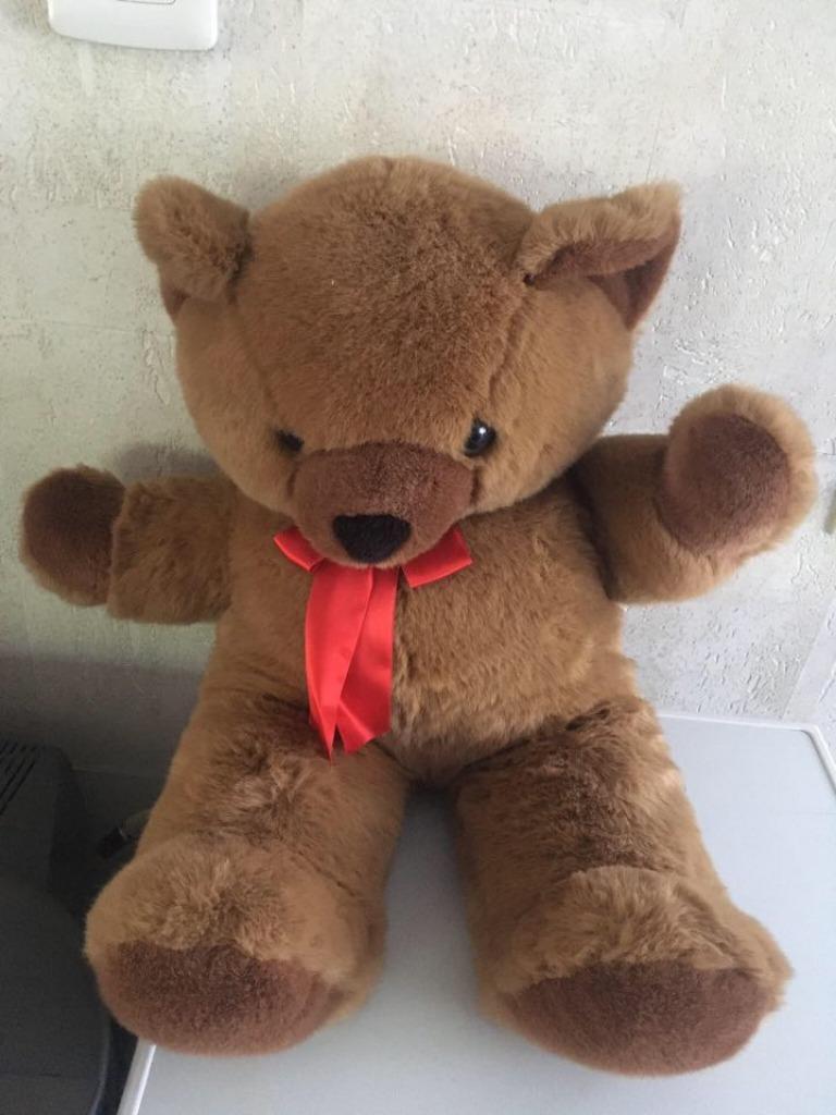 Grote knuffelbeer 85cm, Ophalen of Verzenden, Zo goed als nieuw, Beer