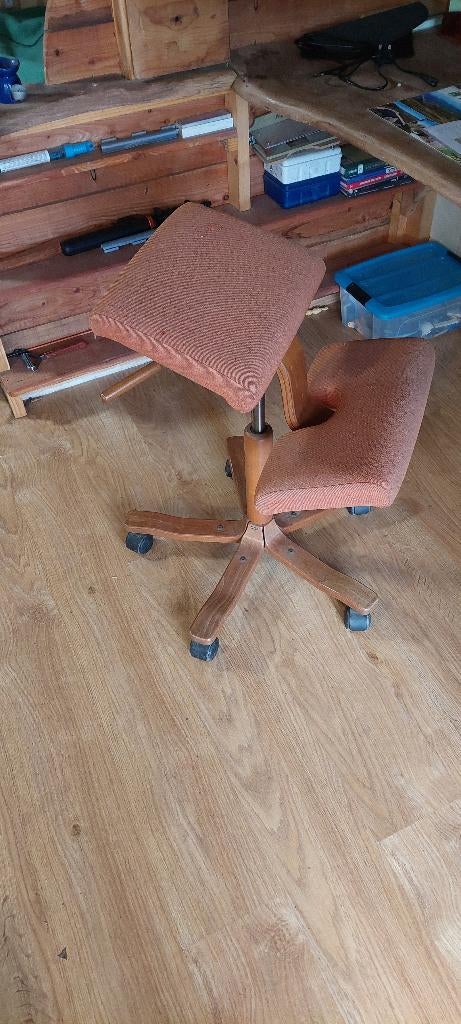 Stokke Bureaustoel, Ophalen, Gebruikt, Oranje, Bureaustoel