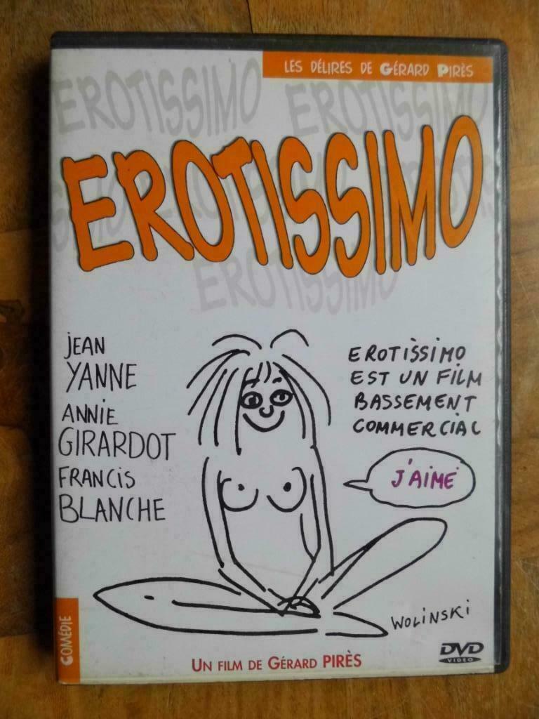 )))  Erotissimo  //  Jean Yanne / Annie Girardot   (((, Tous les âges, Enlèvement ou Envoi, Comme neuf, Autres genres