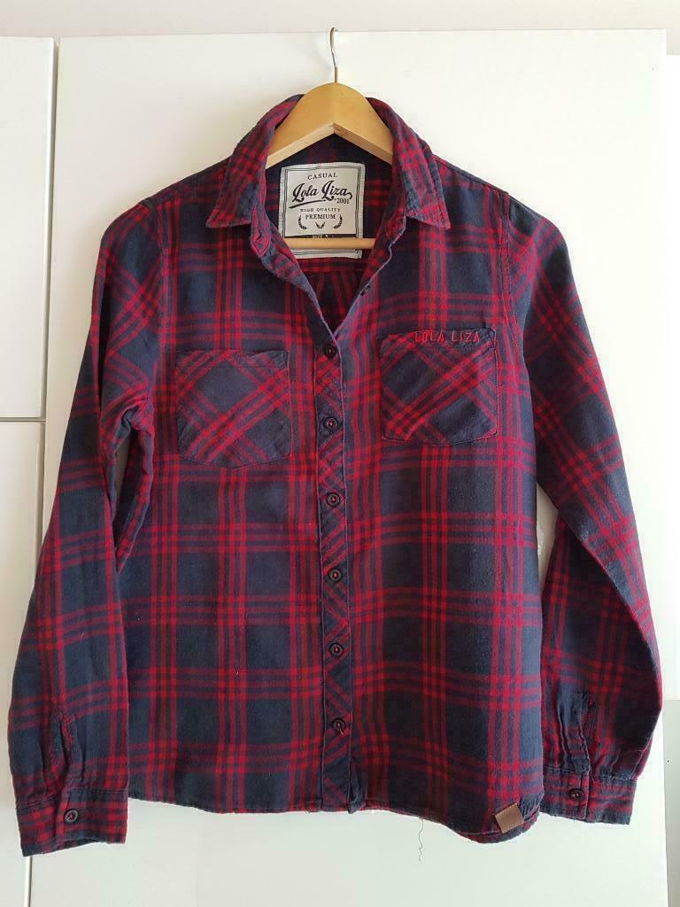 Casual, geruit hemd 'Lola&Liza' (maat: S), Enlèvement ou Envoi, Lola Liza, Chemise ou Chemisier, Utilisé