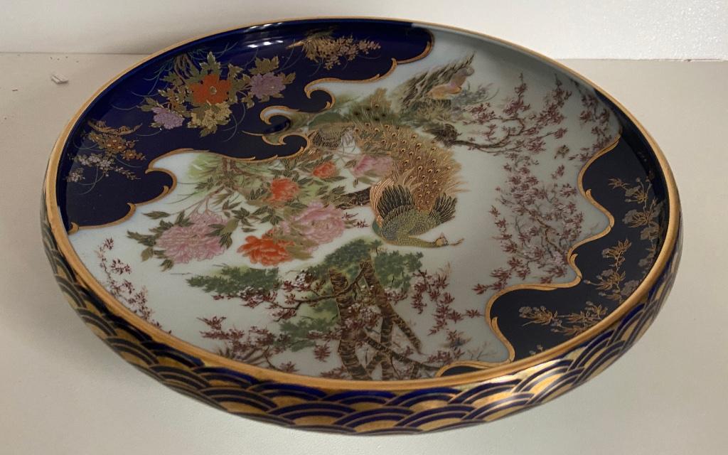 Grote lege porseleinen zak/bord van Shibata Chinaware, Ophalen