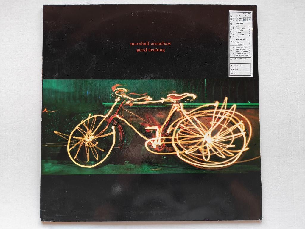 MARSHALL CRENSHAW - Good evening (LP), Cd's en Dvd's, Vinyl | Rock, Gebruikt, Poprock, 12 inch, Ophalen of Verzenden