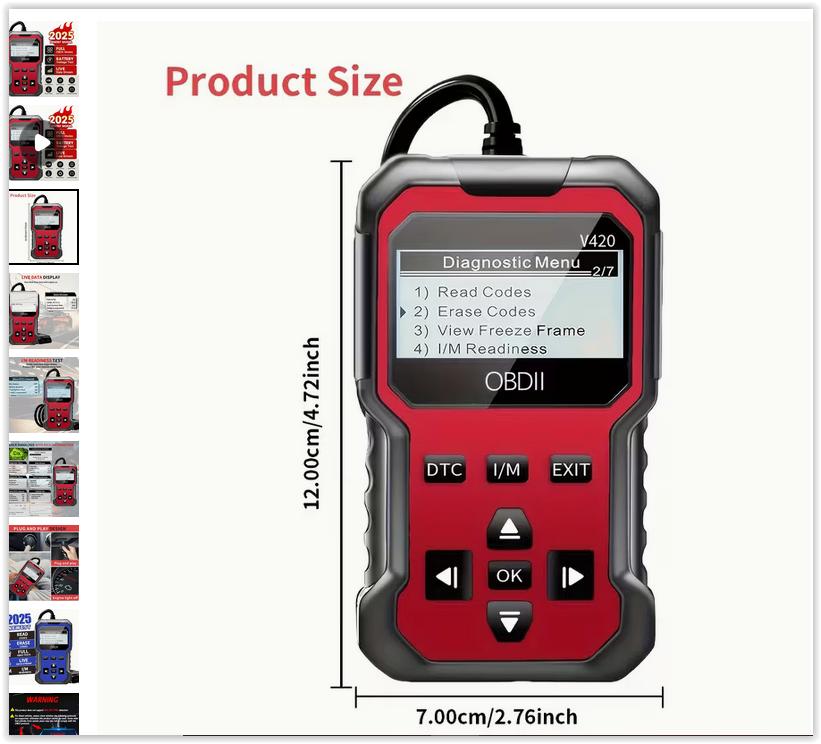 Scanner OBD2 V420 pour Diagnostic Automobile, Enlèvement ou Envoi, Neuf