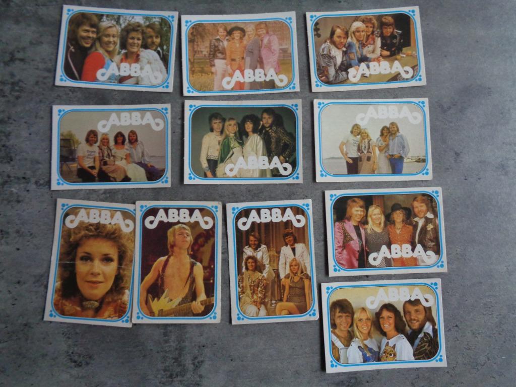 CARTES MONTY GUM ABBA 11X ANNO 1976, Envoi
