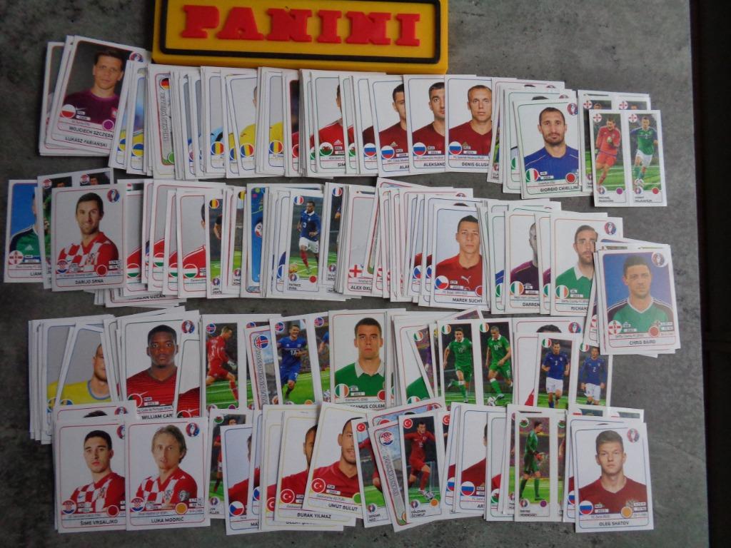 PANINI voetbal stickers EURO 2016   EK   320X STICKERS , Verzenden