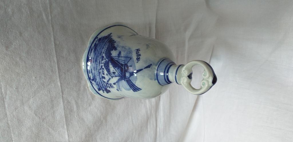 Blauwe Delftse kleur tafelbel, Antiek en Kunst, Antiek | Porselein, Ophalen of Verzenden