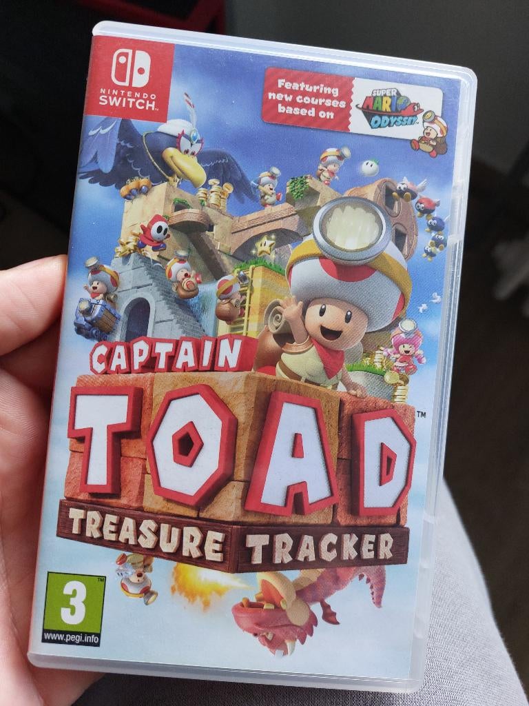 Jeu Nintendo Switch - Captain Toad Treasure Tracker, Ophalen, Zo goed als nieuw, Met 2 controllers, Switch Original