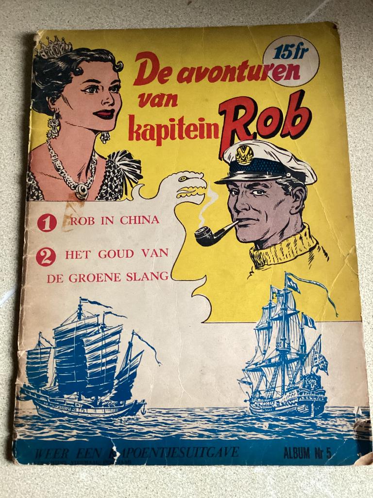 Kapitein Rob, Eén stripboek, Ophalen of Verzenden, Gelezen