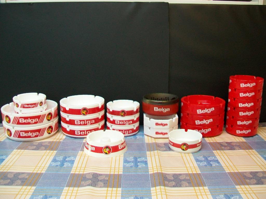 Asbak Belga - Cendrier - Ashtray - Tabak - Retro - Vintage, Verzamelen, Ophalen of Verzenden, Gebruikt, Asbak