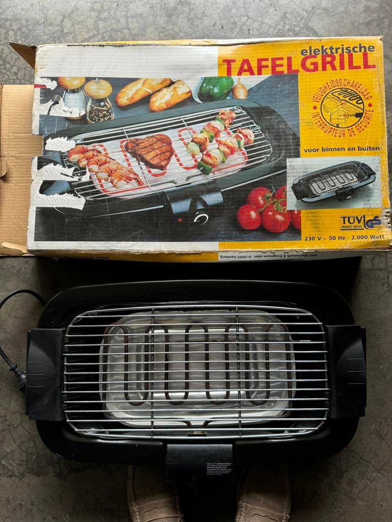 Elektrische tafelgrill, Ophalen, Zo goed als nieuw