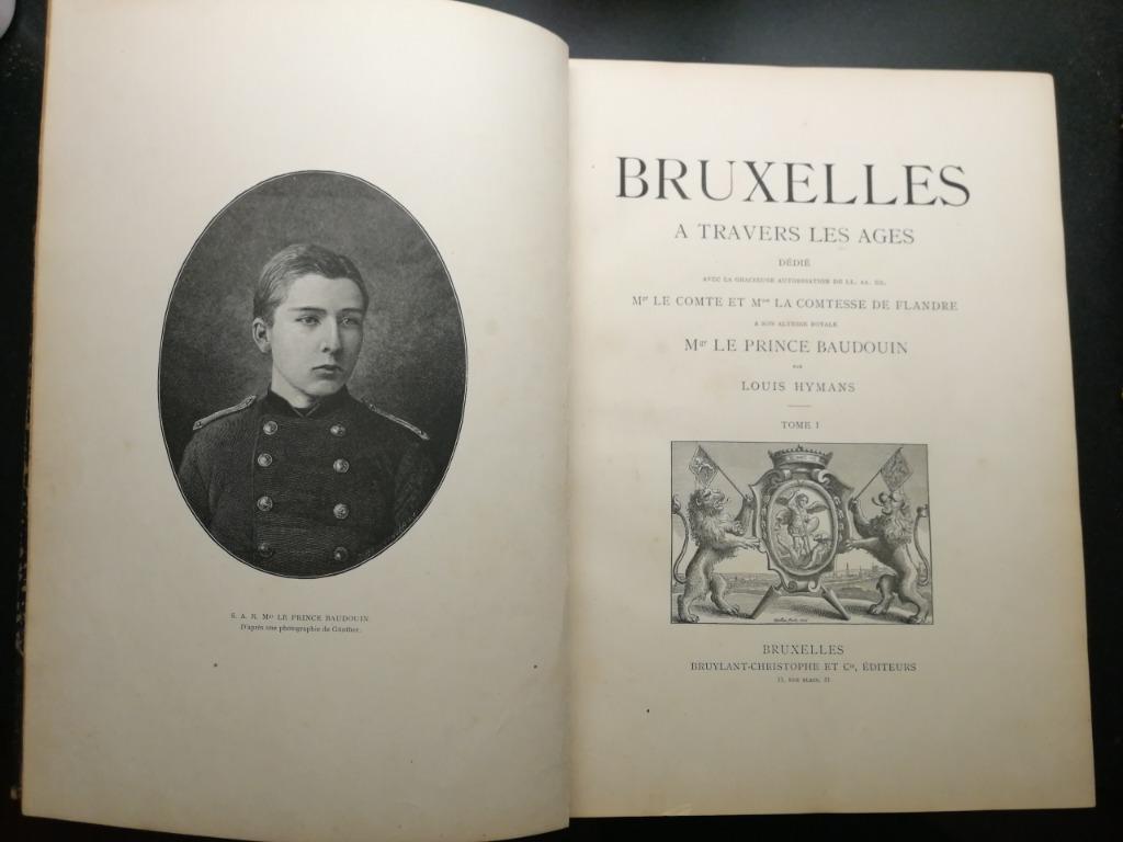 Louis HYMANS BRUXELLES A TRAVERS LES AGES TOME I, Antiek en Kunst, Ophalen of Verzenden