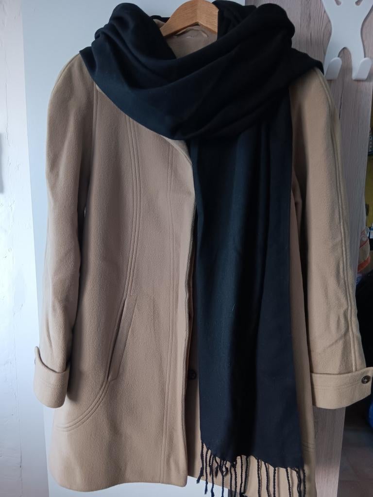 Damesmantel  Damart met sjaal maat 44, Taille 42/44 (L), Enlèvement ou Envoi, Comme neuf, Pashmina