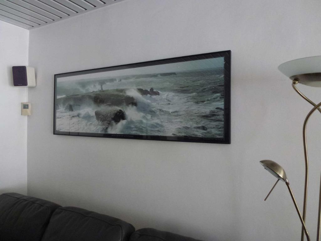 cadre poster sous verre " coup de vent sur les Poulains  ", Maison & Meubles, Accessoires pour la Maison | Peintures, Dessins & Photos