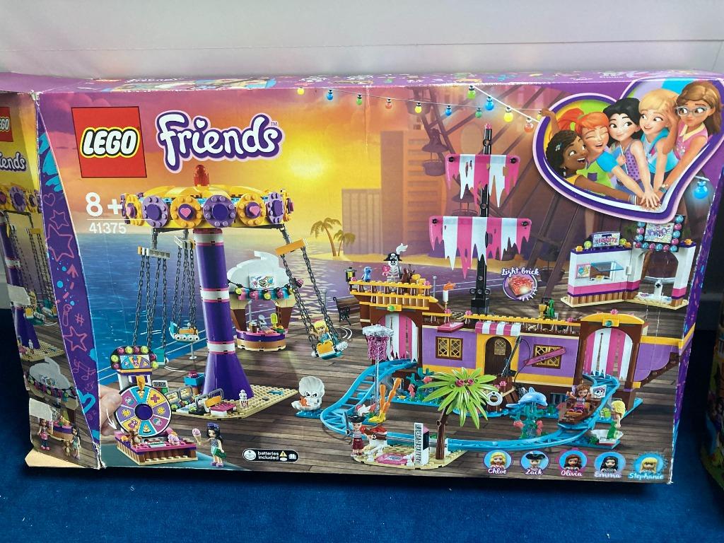 Lego Friends - 41375 - Heartlike city pier met kermisattract, Ophalen, Gebruikt, Complete set, Lego