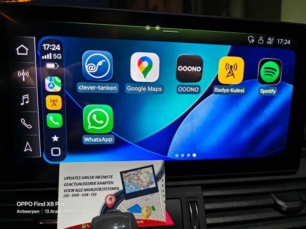 AUDİ MİB3 DRAADLOS CARPLAY, Ophalen, Zo goed als nieuw
