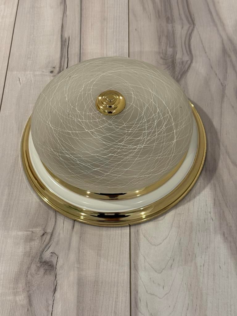 Plafondlamp, Ophalen of Verzenden, Zo goed als nieuw, Glas