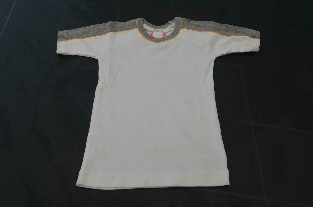 Onderhemdje met korte mouw wit grijs 14/16 j, Kinderen en Baby's, Nacht- of Onderkleding, Tex, Nieuw, Ophalen of Verzenden