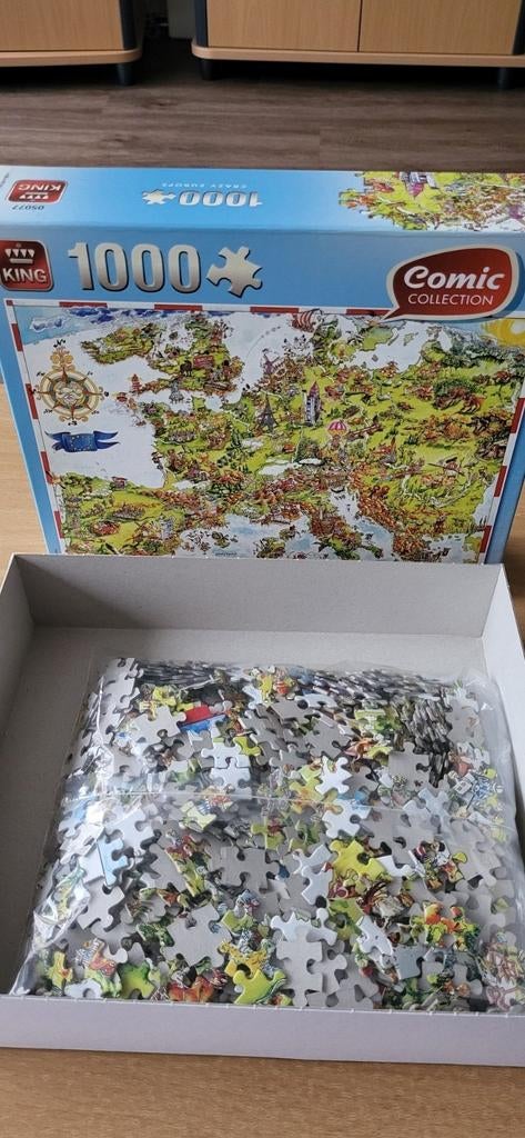 Puzzle Crazy Europe, collection de bandes dessinées, King, 1, Enlèvement ou Envoi