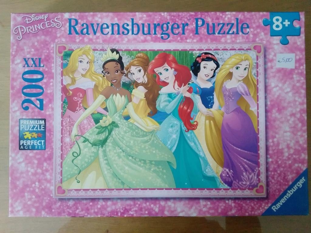 Ravensburger Disney Princess Puzzel 200 XXL 8+, Ophalen, Meer dan 50 stukjes, Gebruikt, 6 jaar of ouder