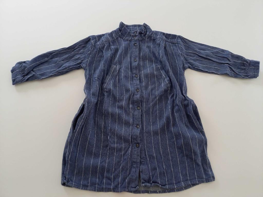 Hemdkleedje dure merk MORLEY +/- 6-7 jaar, Enfants & Bébés, Vêtements enfant | Taille 116, Comme neuf, Fille, Robe ou Jupe, Enlèvement ou Envoi