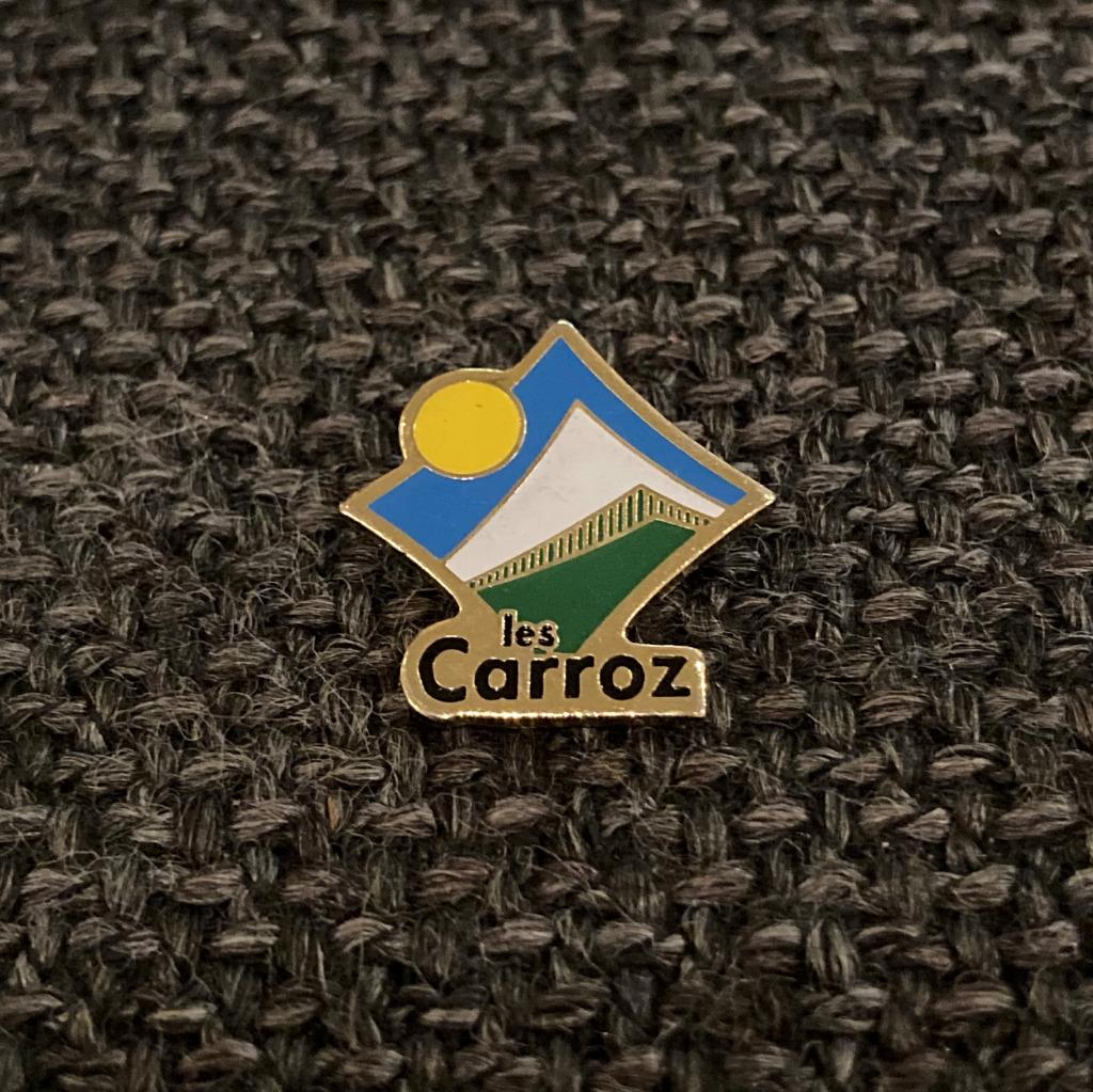 PIN - LES CARROZ - GRAND MASSIF - FRANCE - SKI, Envoi, Utilisé, Ville ou Campagne, Insigne ou Pin's