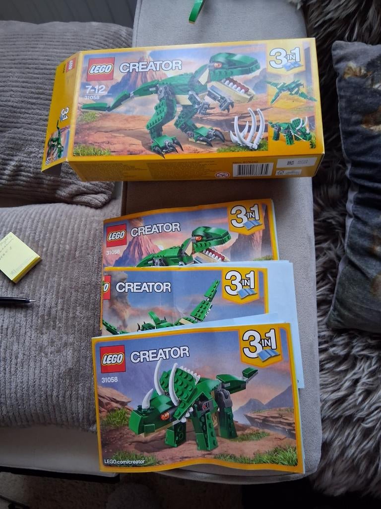 Lego Creator 31058 dino's, Enlèvement ou Envoi