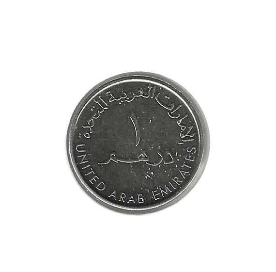 Verenigde Arab. Emiraten, 1 Dirham AH1433(2012), magnetisch., Ophalen of Verzenden, Midden-Oosten, Losse munt