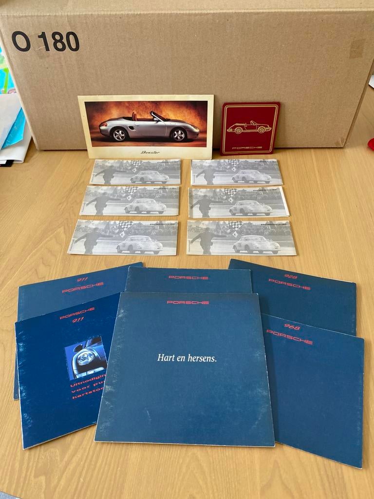Porche boekjes, …, Verzamelen, Ophalen, Gebruikt, Auto's