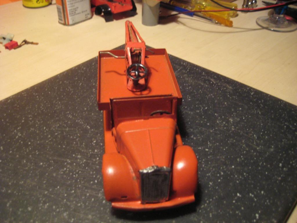 TEKNO FALK, CAMION GRUE 1ere VERSION, Hobby & Loisirs créatifs, Voitures miniatures | 1:18, Utilisé, Voiture, Autres marques, Enlèvement ou Envoi