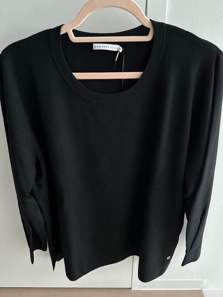 Nieuwe pull Xandres Gold, Kleding | Dames, Ophalen of Verzenden, Nieuw, Zwart, Trui of Vest