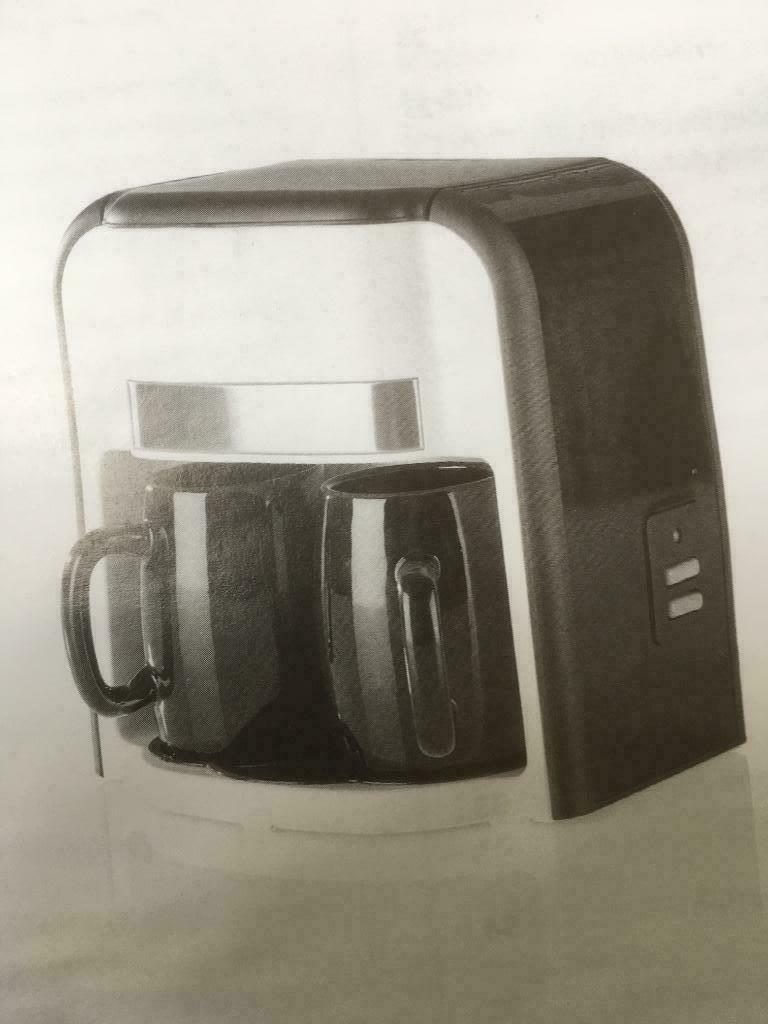 Duo  koffieapparaat 2 tassen -  cafe  2 tasses, Enlèvement ou Envoi, Utilisé