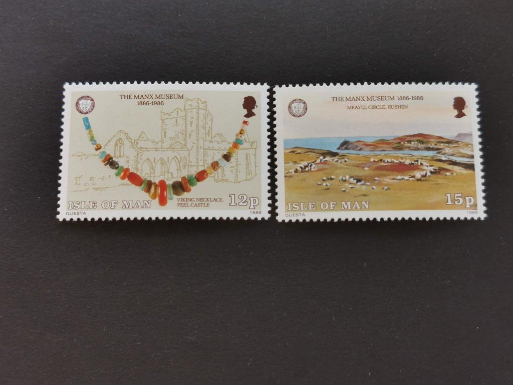 Isle of Man 1986 - 100 jaar Manx museum, archeologie **, Ophalen of Verzenden, Overige landen, Postfris