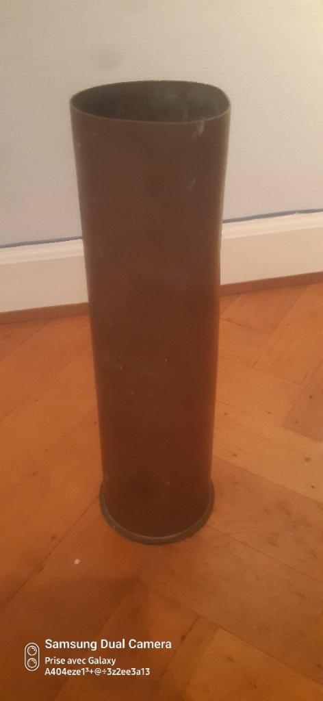 Douille d'obus 1913 hauteur 40cm dia 12cm, Enlèvement