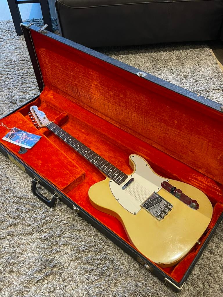 Fender 1971 Telecaster Blonde, Enlèvement, Utilisé, Solid body, Fender
