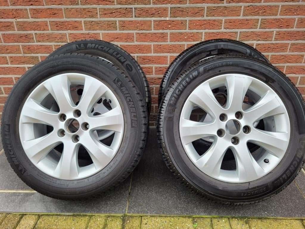 Michelin autobanden set zomer 205/55 R16, Ophalen, Zomerbanden, Band(en)