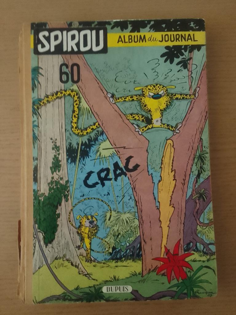 Albums SPIROU reliure N 60 - BE - 1957, Enlèvement ou Envoi, Utilisé