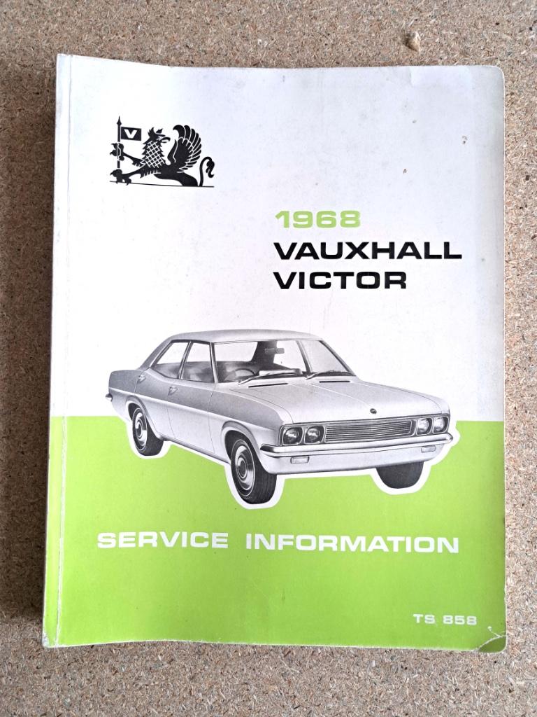 VAUXHALL VICTOR 1968 - Manuel d'entretien, Enlèvement ou Envoi