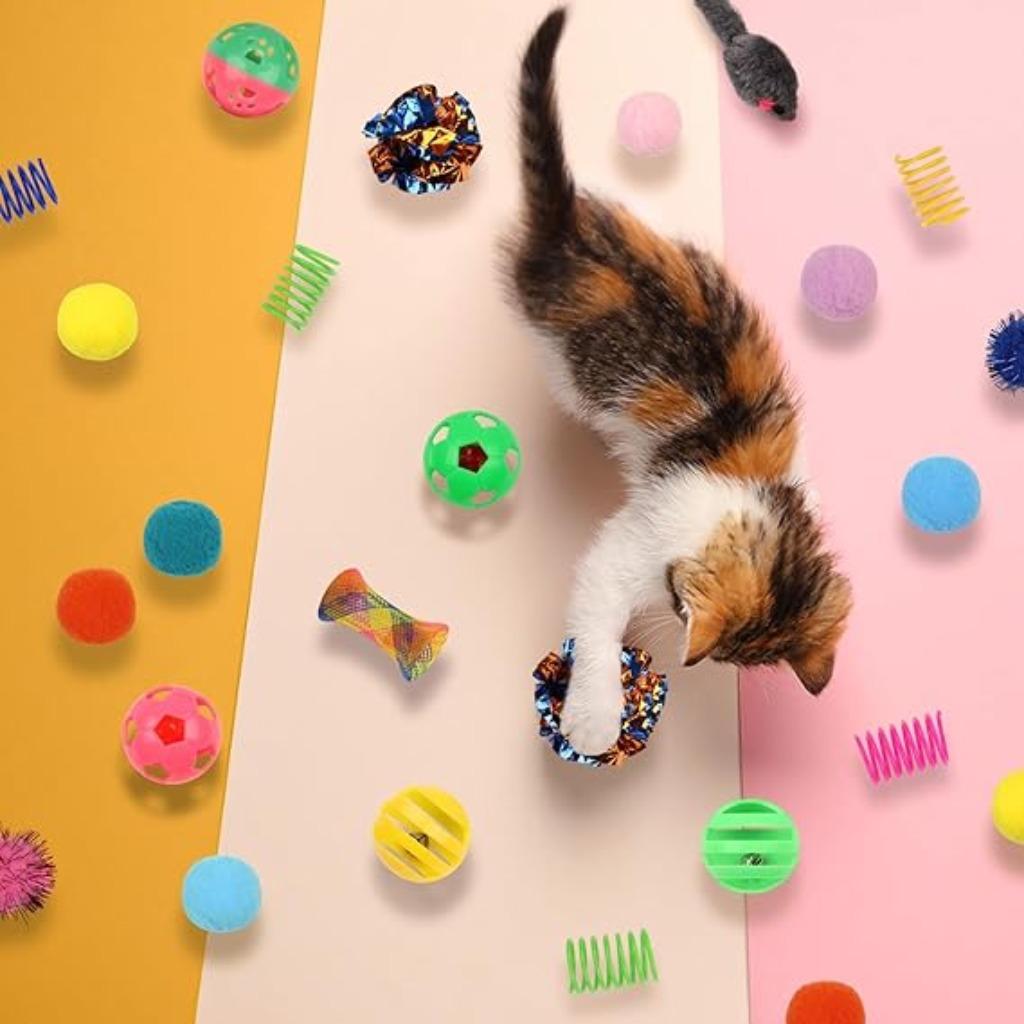 60 jouets pour chats LIVRAISON RAPIDE ET GRATUITE, Animaux & Accessoires, Jouets pour chats, Neuf, QUOZUO, -, -