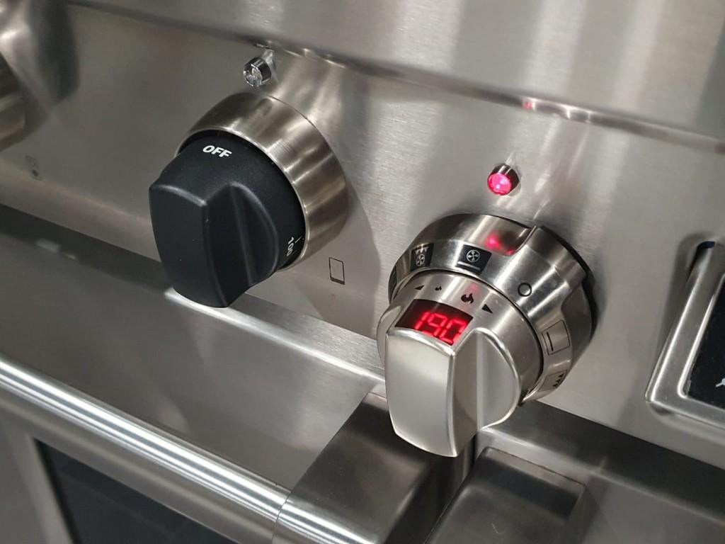 Wolf Stove 120cm acier inoxydable 2 fours Teppanyaki, Gaz, Classe énergétique A ou plus économe, Enlèvement ou Envoi, 85 à 90 cm