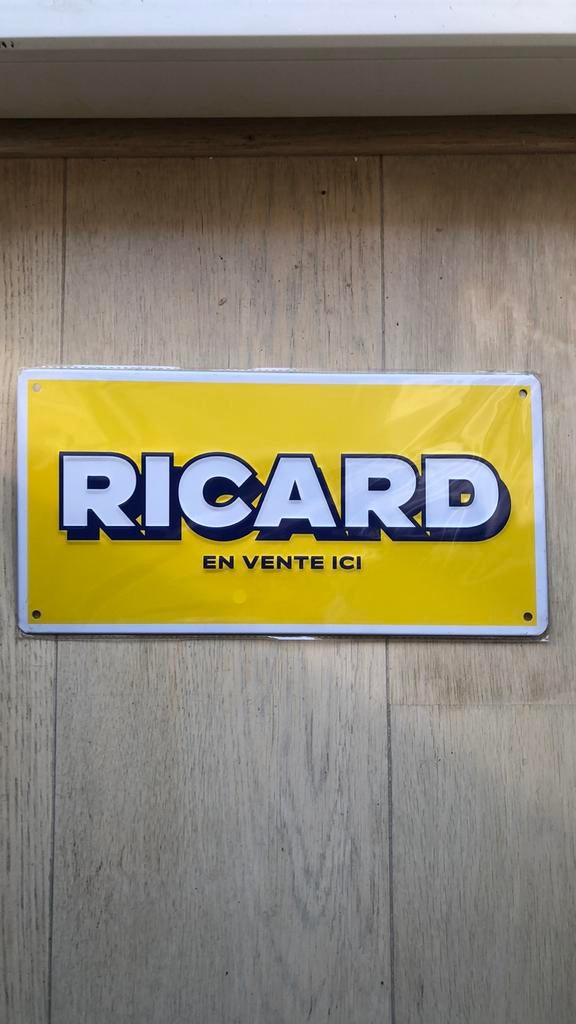 Panneau d'affichage Ricard neuf., Enlèvement, Comme neuf, Panneau publicitaire